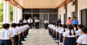 Indian students in school